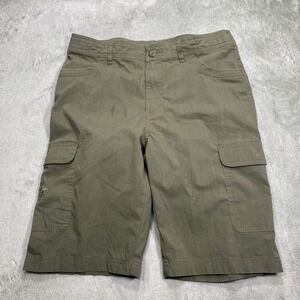 Boy Scouts of America Youth 18 Men's 32 Uniform Shorts Olive Green Cargo‎